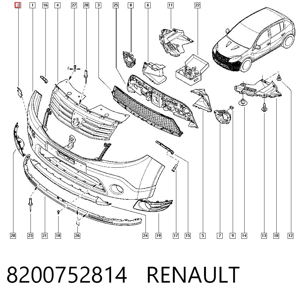 8200752814 Renault (RVI)