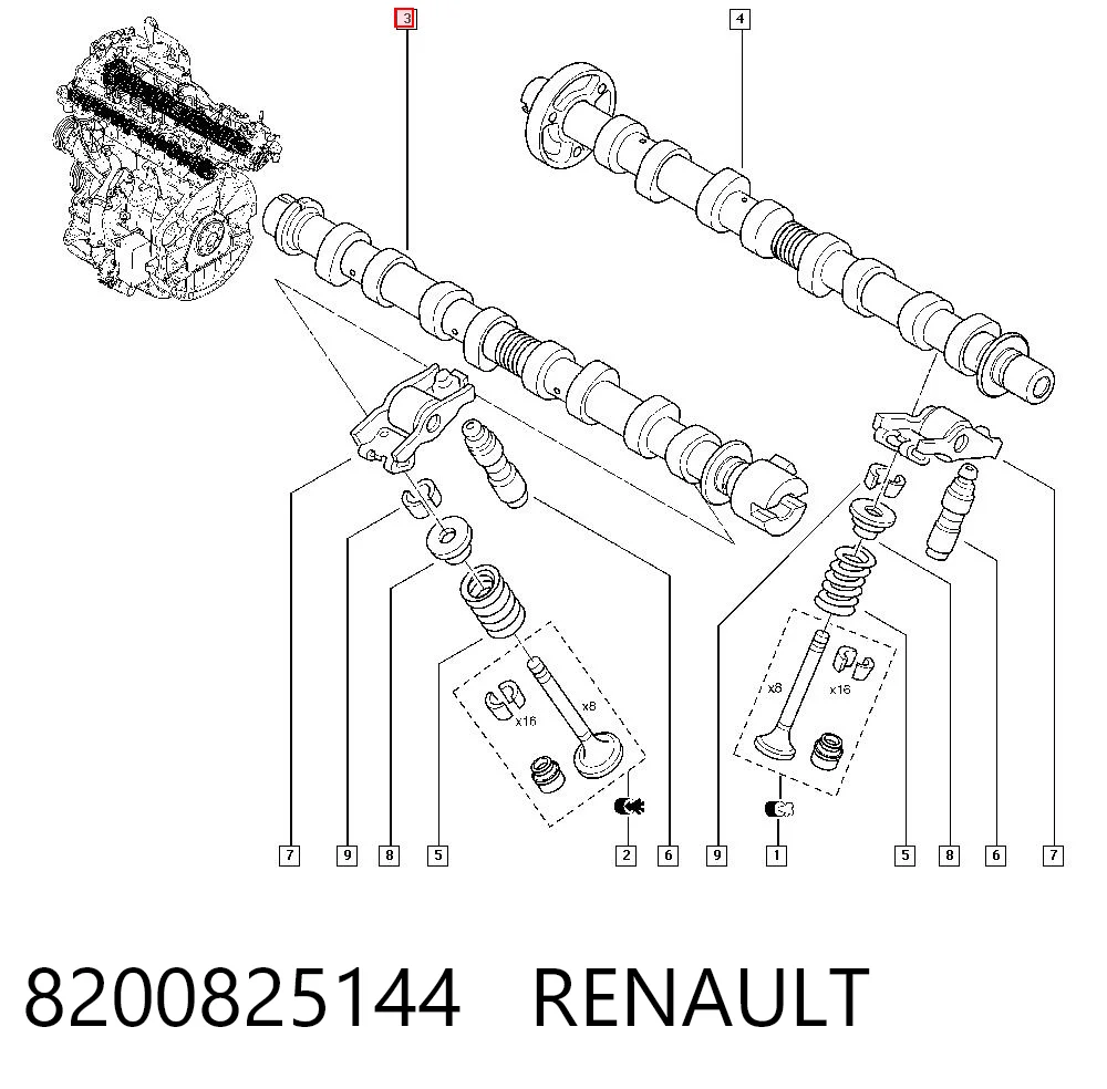 8200825144 Renault (RVI)