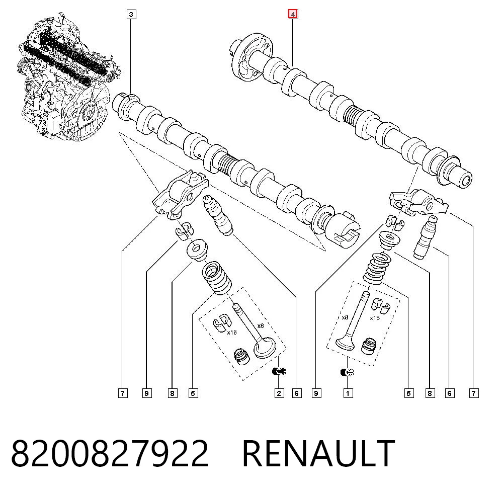 8200827922 Renault (RVI)