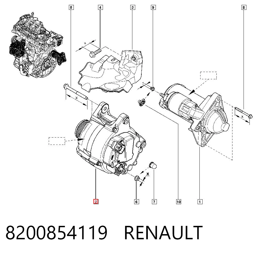 8200854119 Renault (RVI)