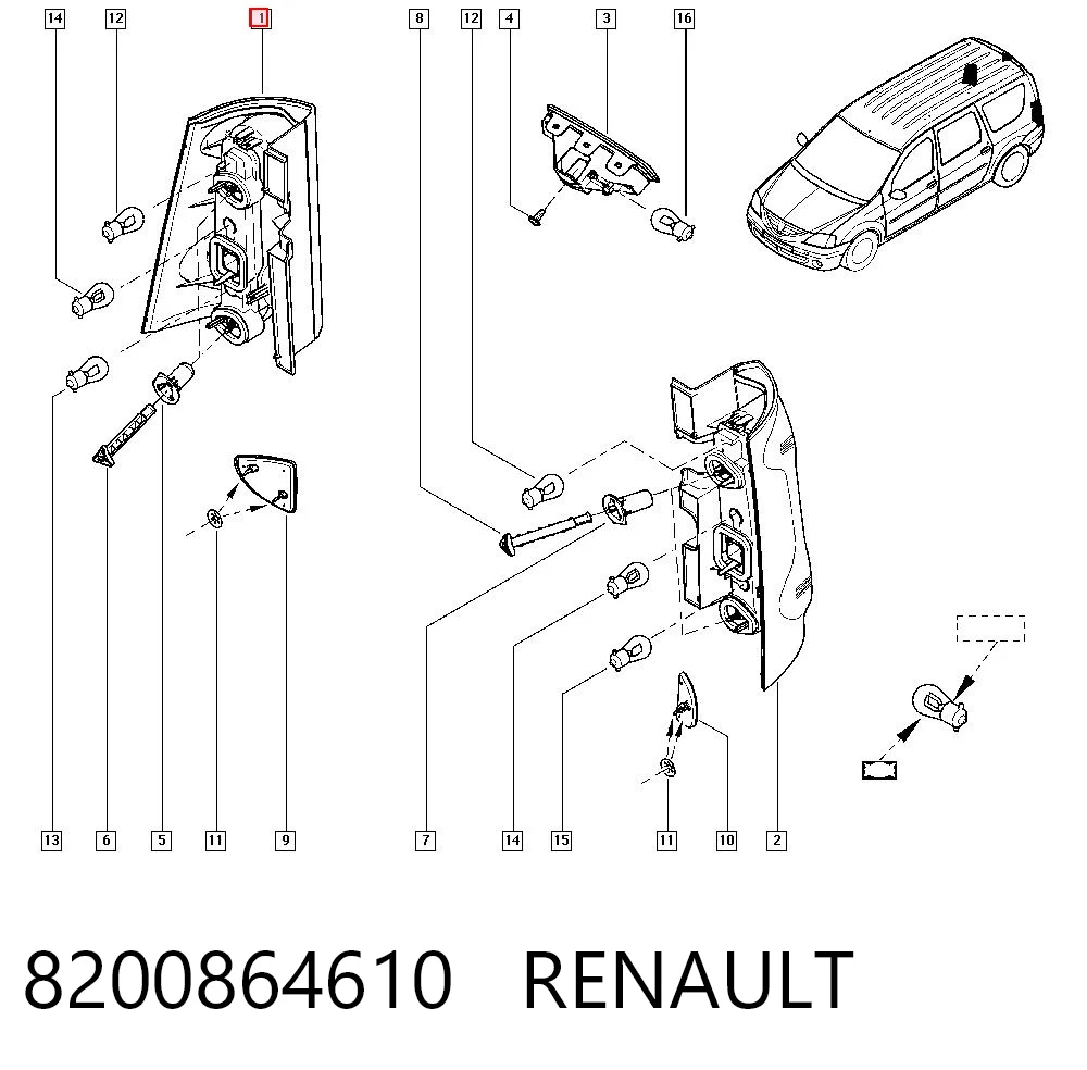 8200864610 Renault (RVI)