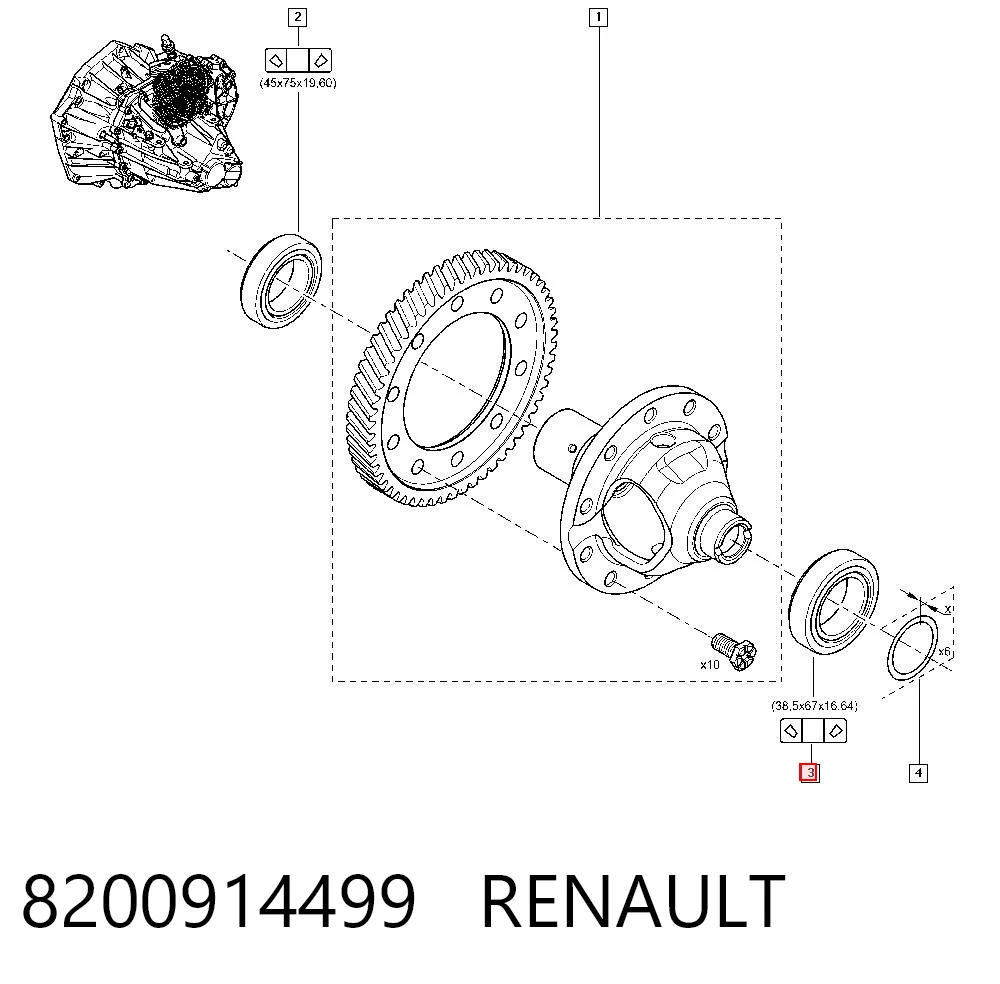 8200914499 Renault (RVI)
