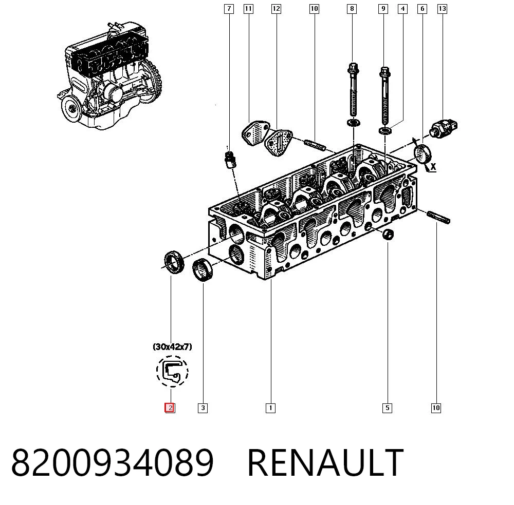 8200934089 Renault (RVI)