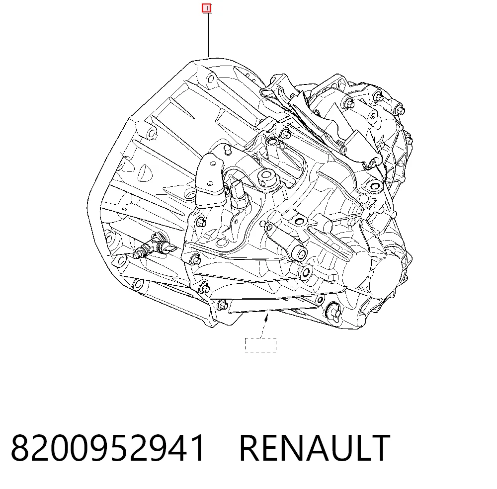 Mechaniczna skrzynia biegów w komplecie Renault Laguna III hatchback (BT0, BT1) (2007 - 2015) cena, od 266,06 USD