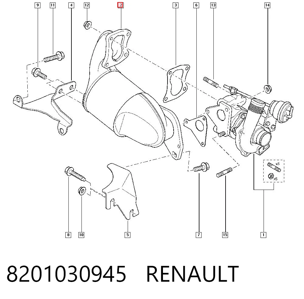  Konwerter-katalizator Renault Scenic 