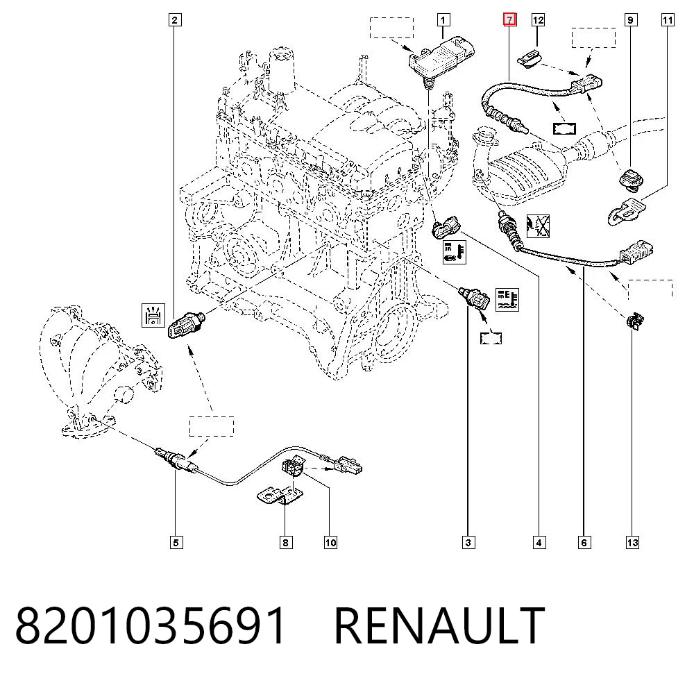 8201035691 Renault (RVI)
