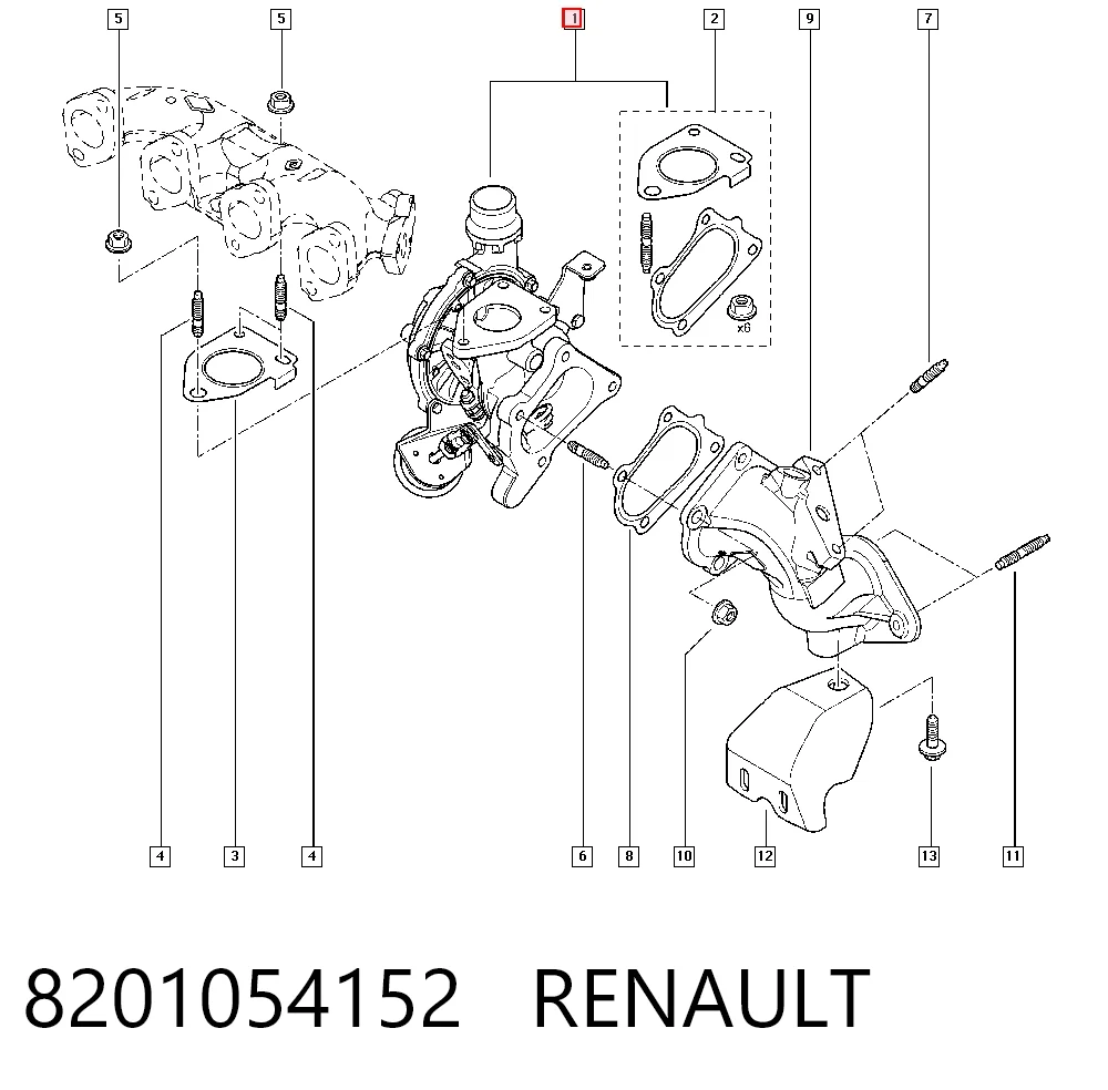 8201054152 Renault (RVI)