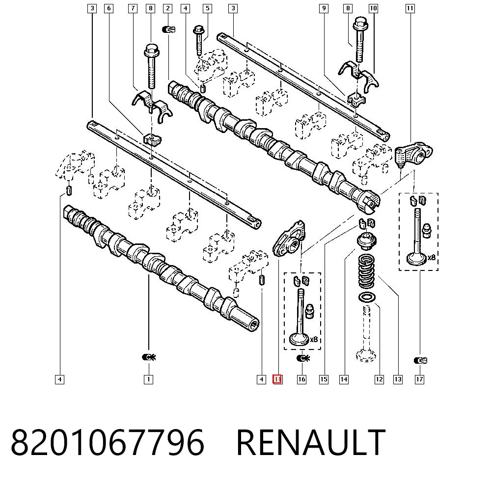 8201067796 Renault (RVI)