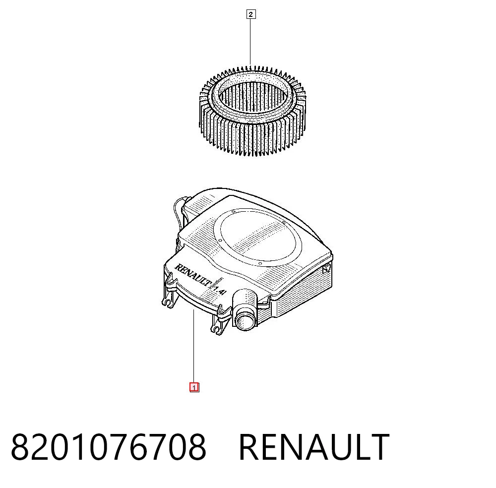 8201076708 Renault (RVI)