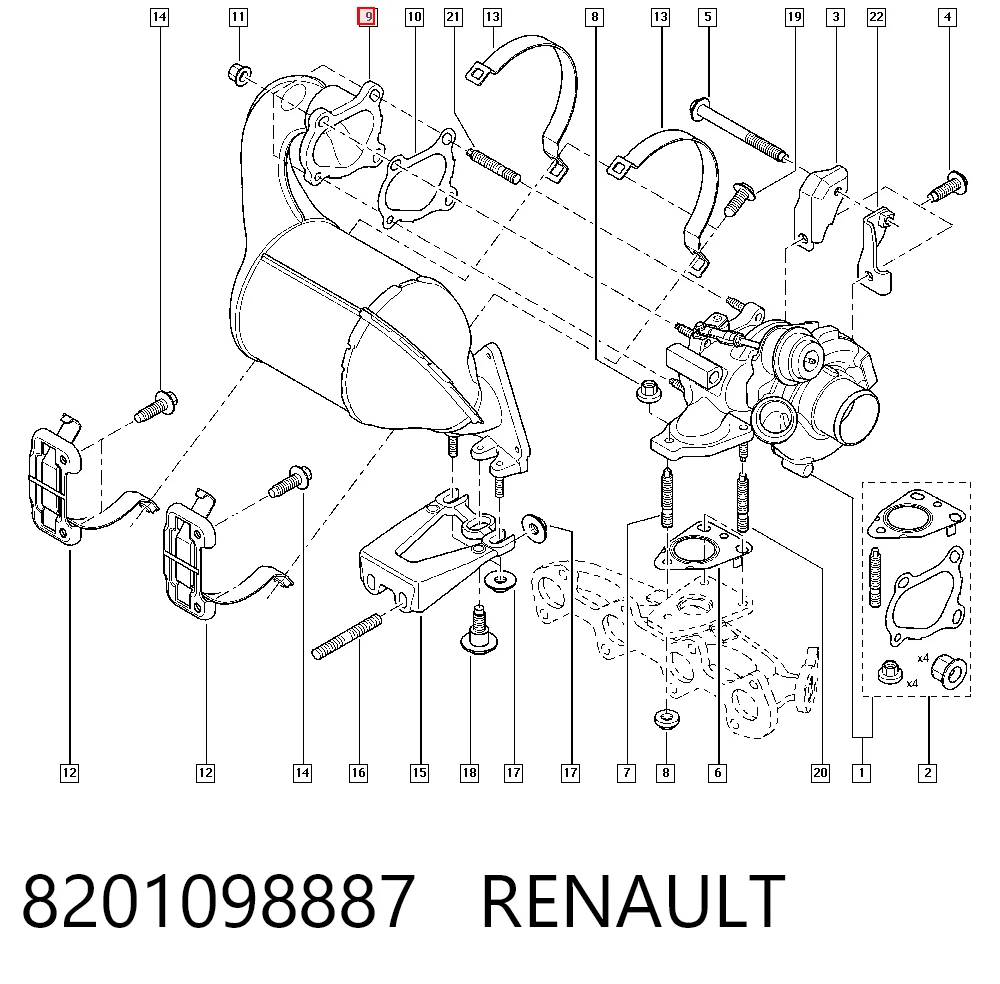 Do koszyka Konwerter-katalizator Renault Trafic II FL