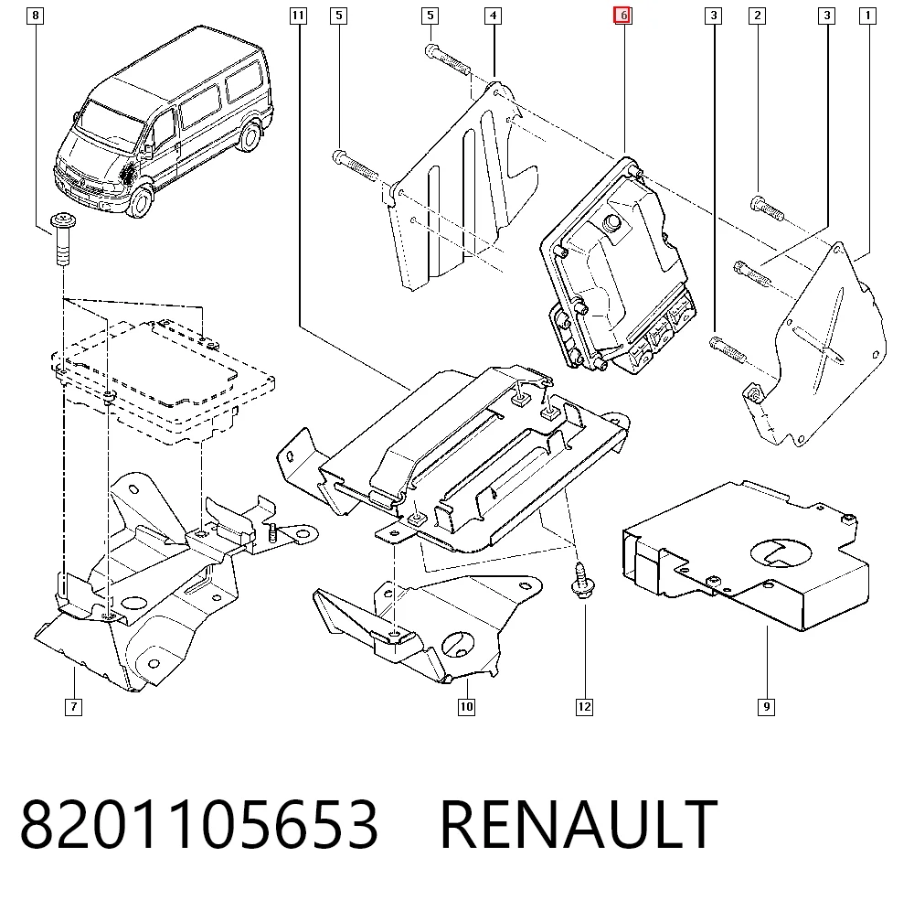 Sterownik silnika do Renault Master II HD, FD