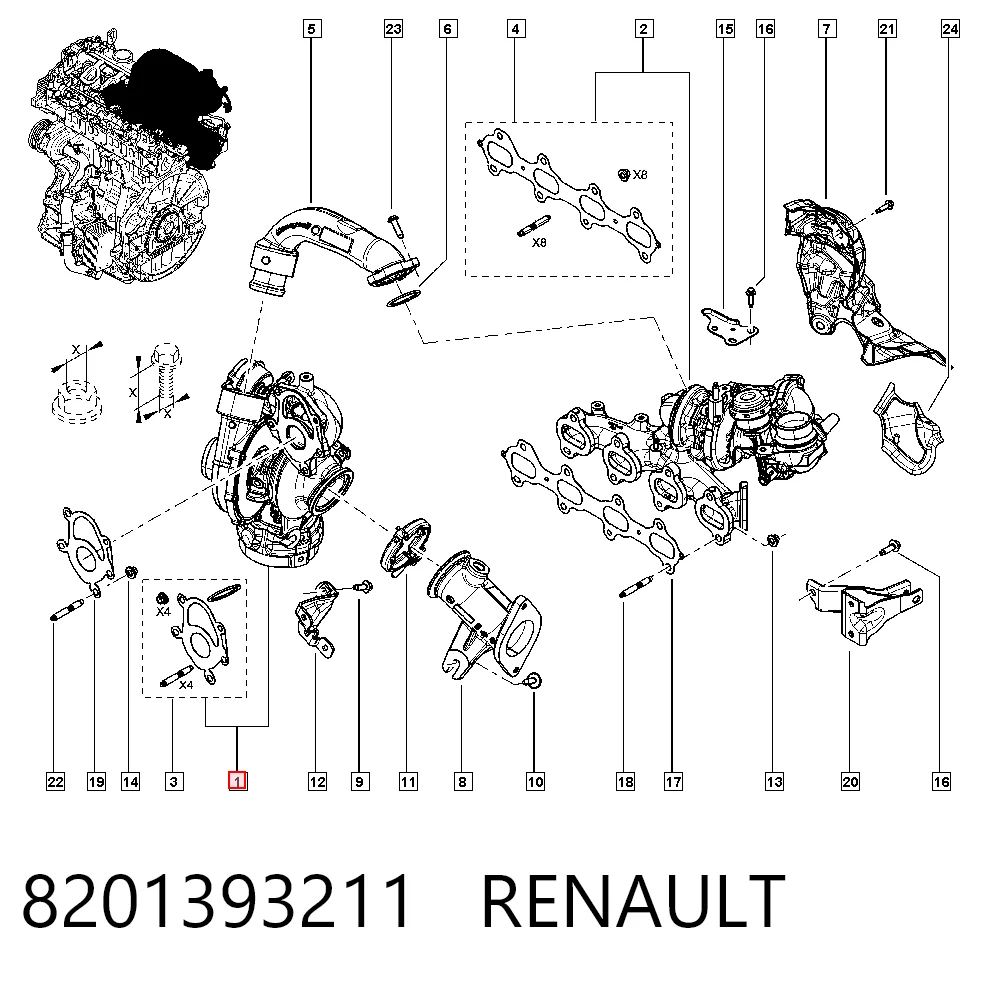 95521398 General Motors Turbina