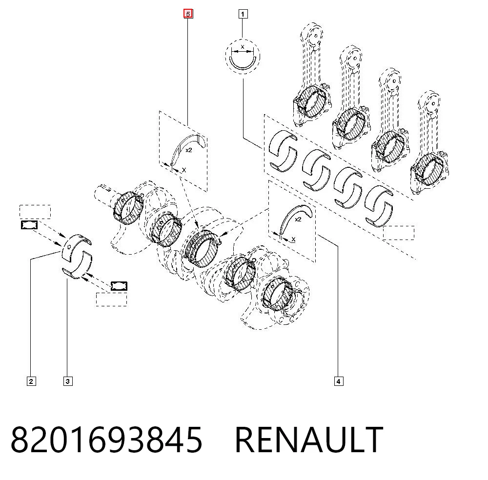 8201693845 Renault (RVI)
