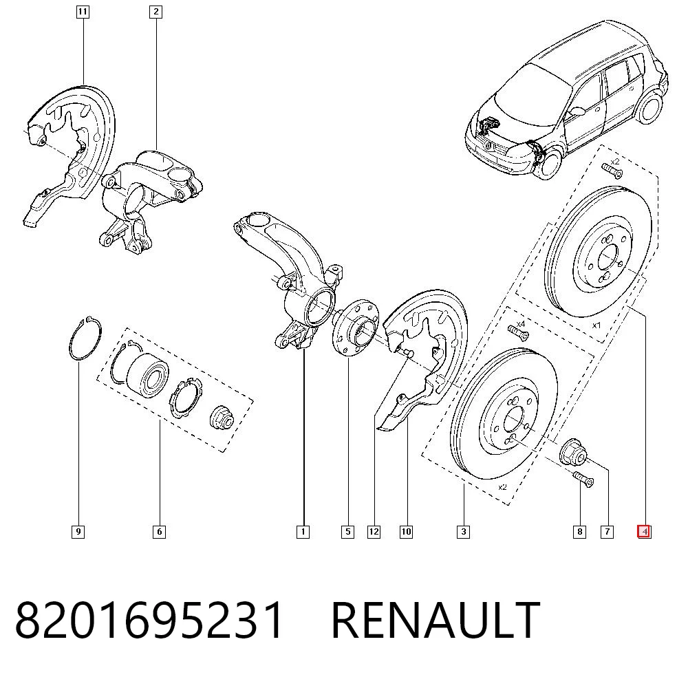 8201695231 Renault (RVI)