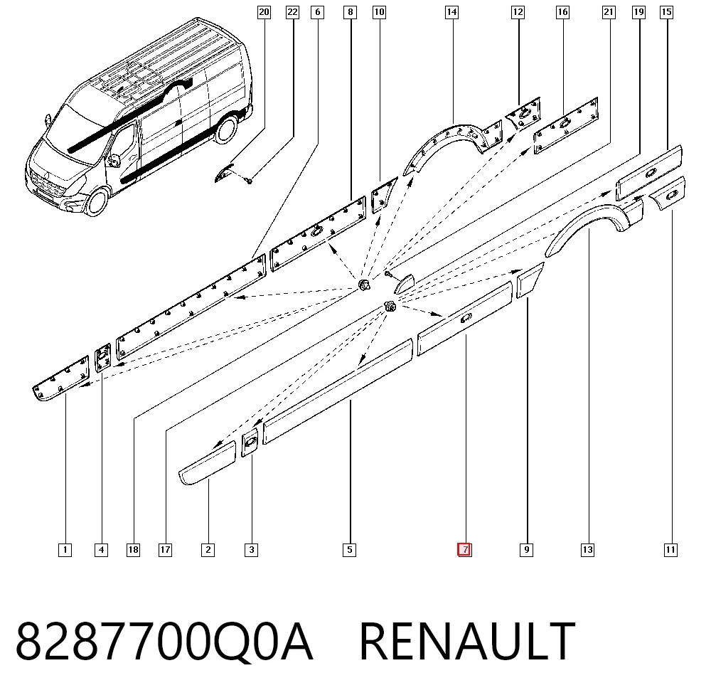 8287700Q0A Renault (RVI)
