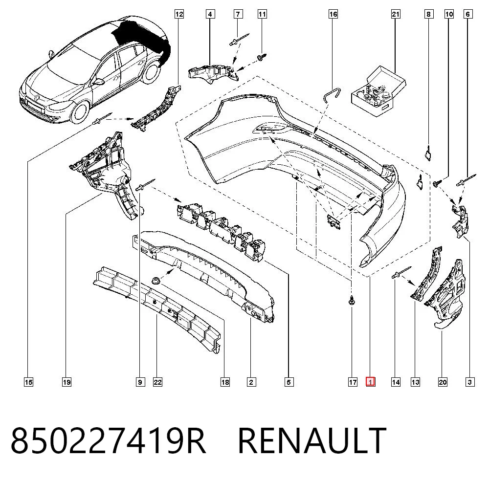 850227419R Renault (RVI)