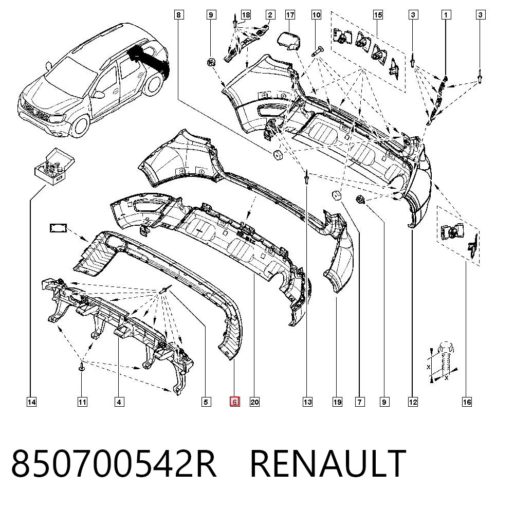 850700542R Renault (RVI)