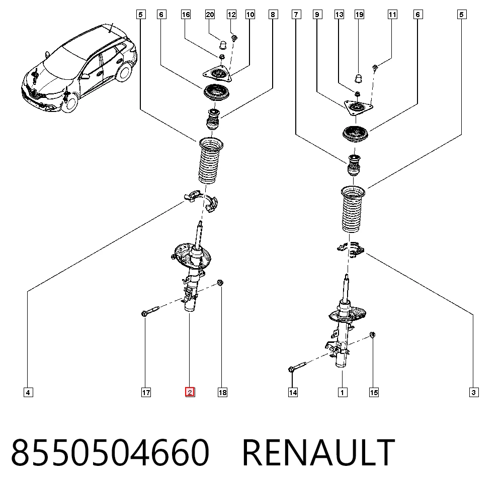 8550504660 Renault (RVI)