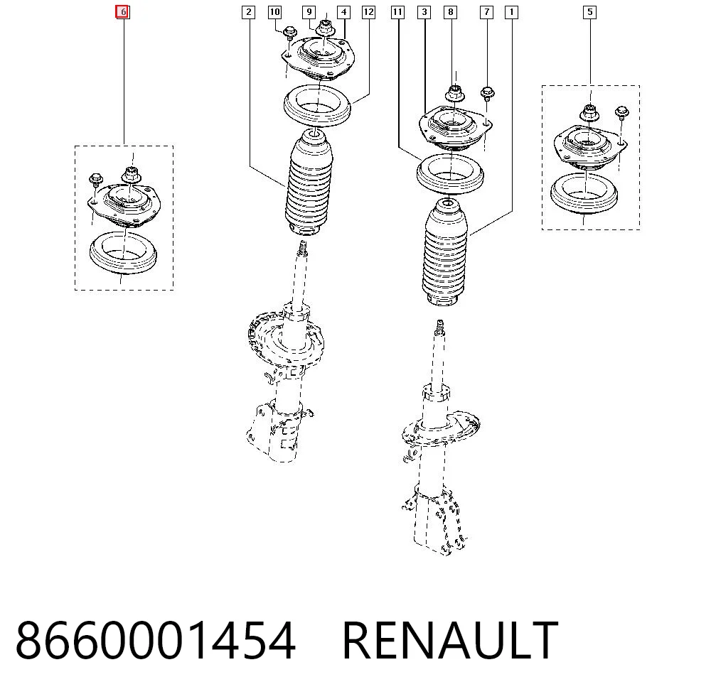8660001454 Renault (RVI)