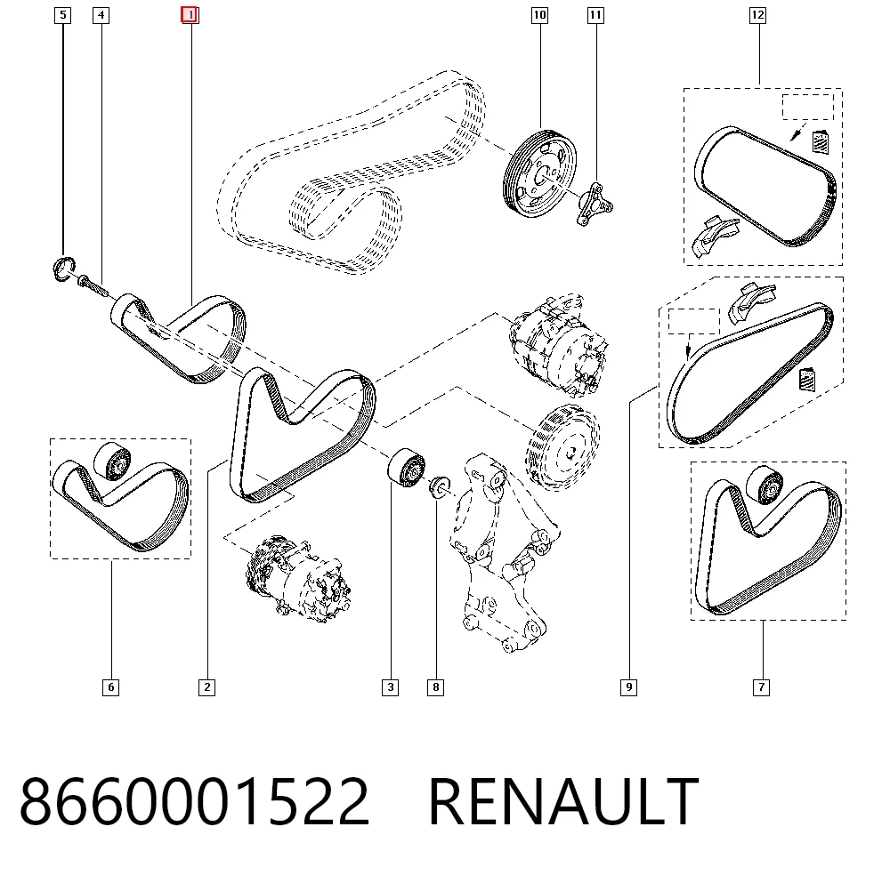 8660001522 Renault (RVI)