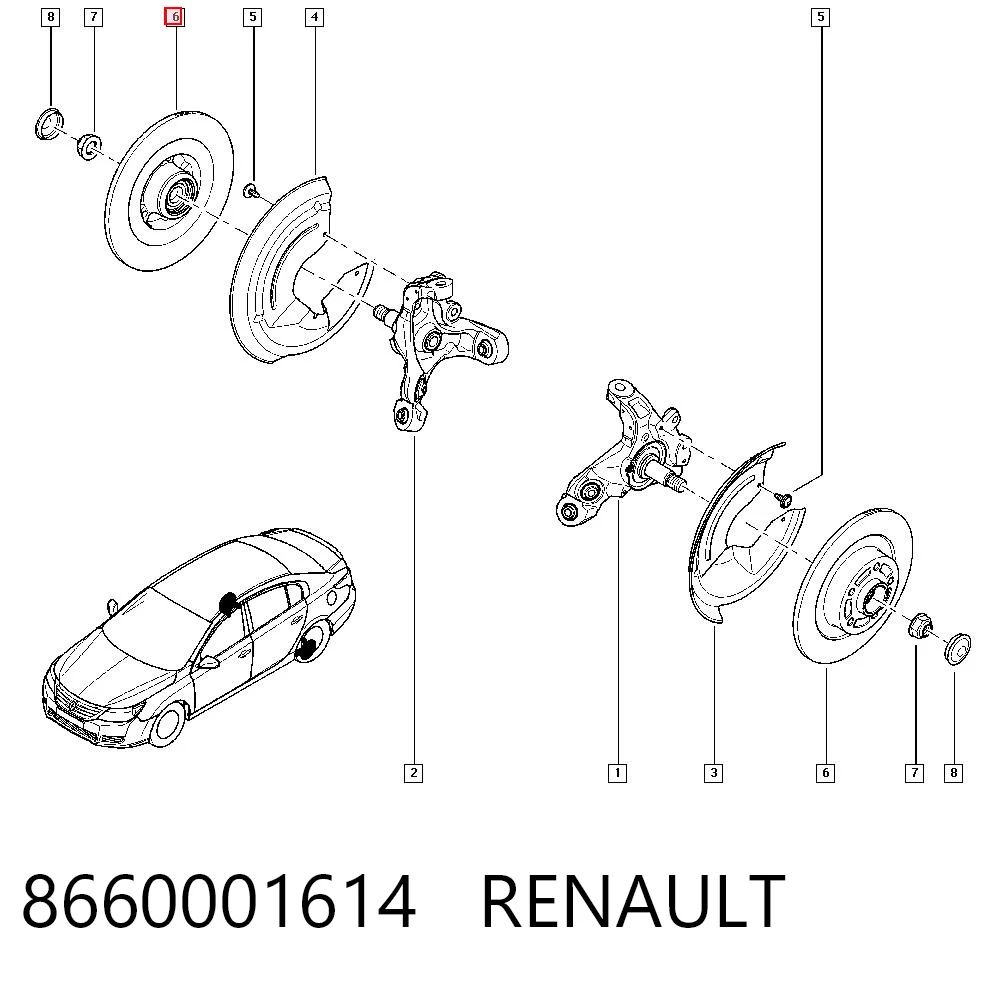 8660001614 Renault (RVI)
