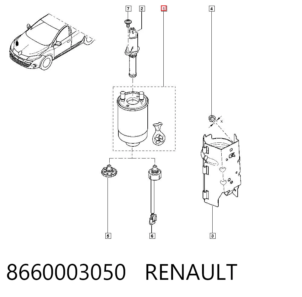 8660003050 Renault (RVI)
