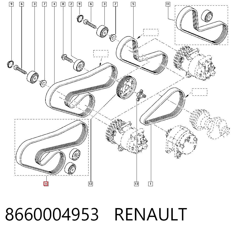 8660004953 Renault (RVI)