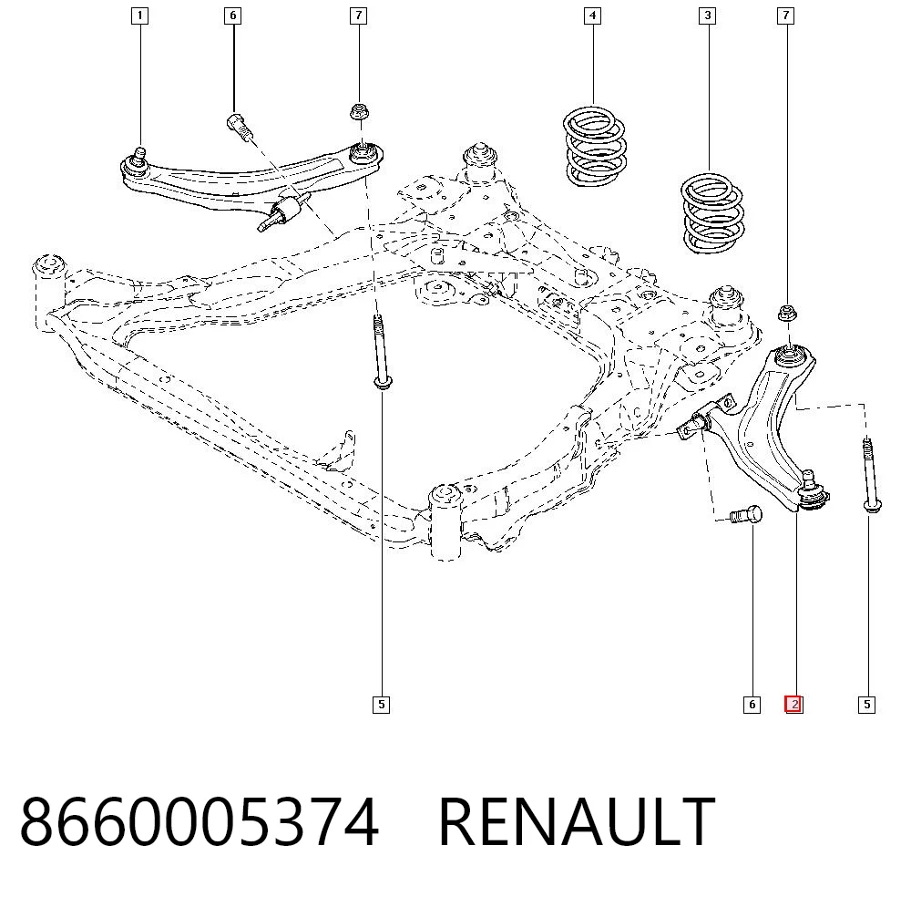 8660005374 Renault (RVI)