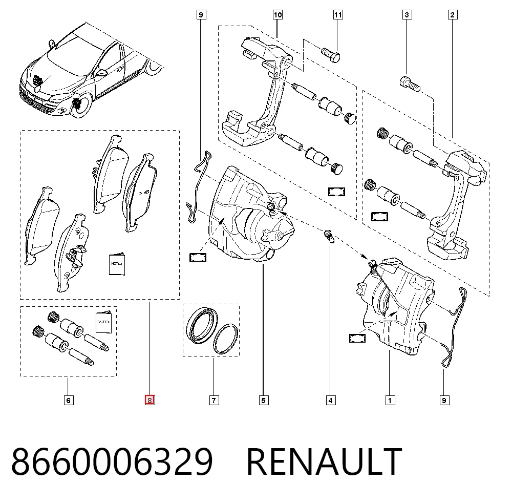 8660006329 Renault (RVI)