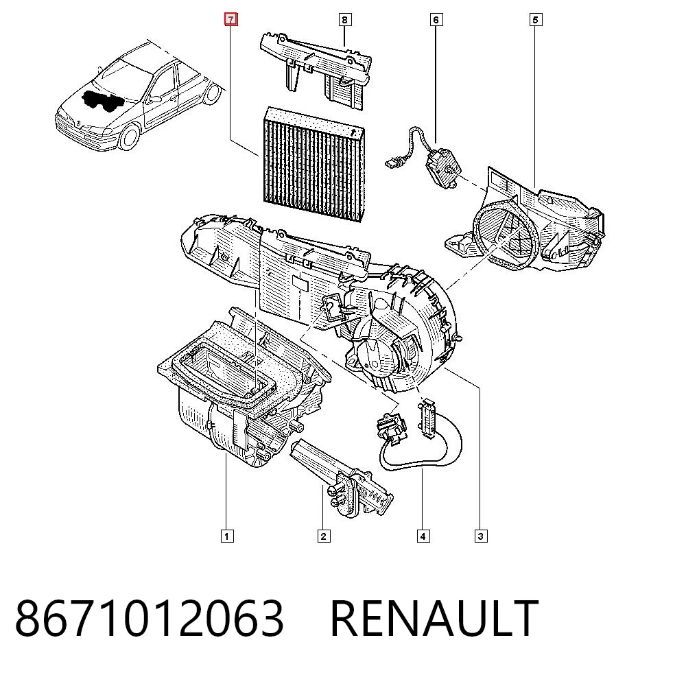 8671012063 Renault (RVI)