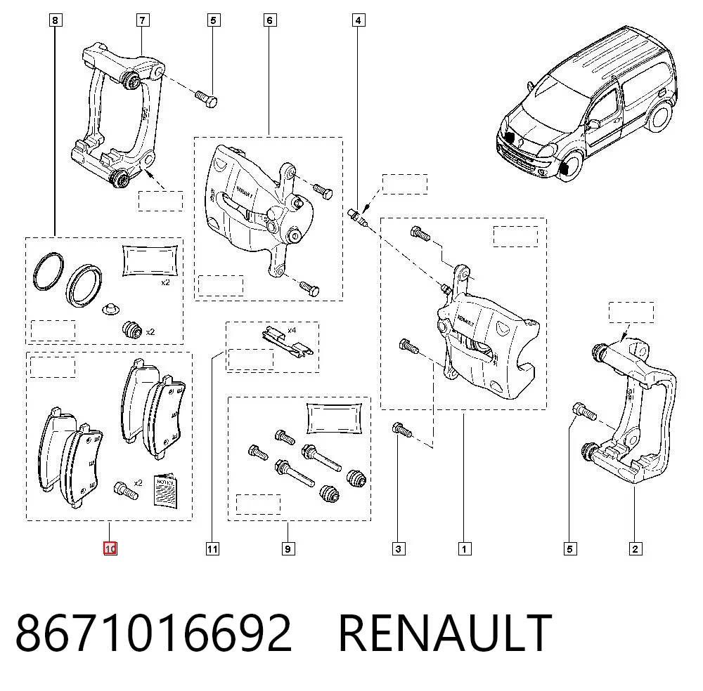 8671016692 Renault (RVI)