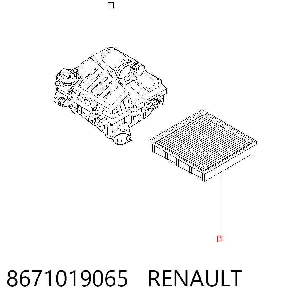 8671019065 Renault (RVI)