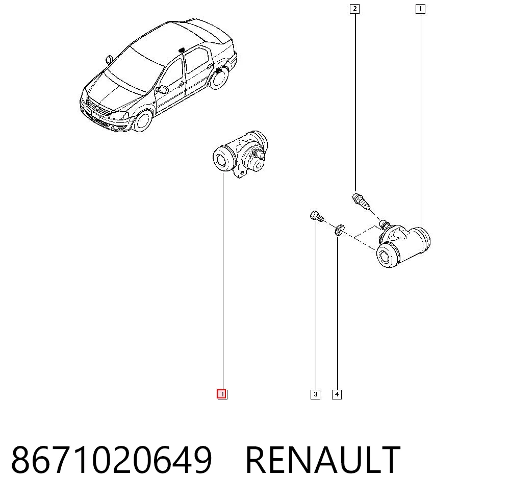 8671020649 Renault (RVI)