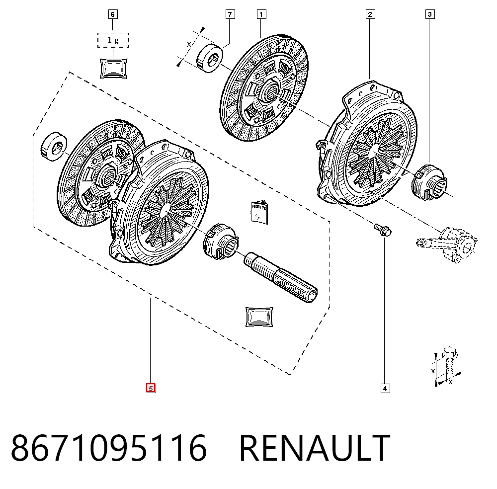 8671095116 Renault (RVI)