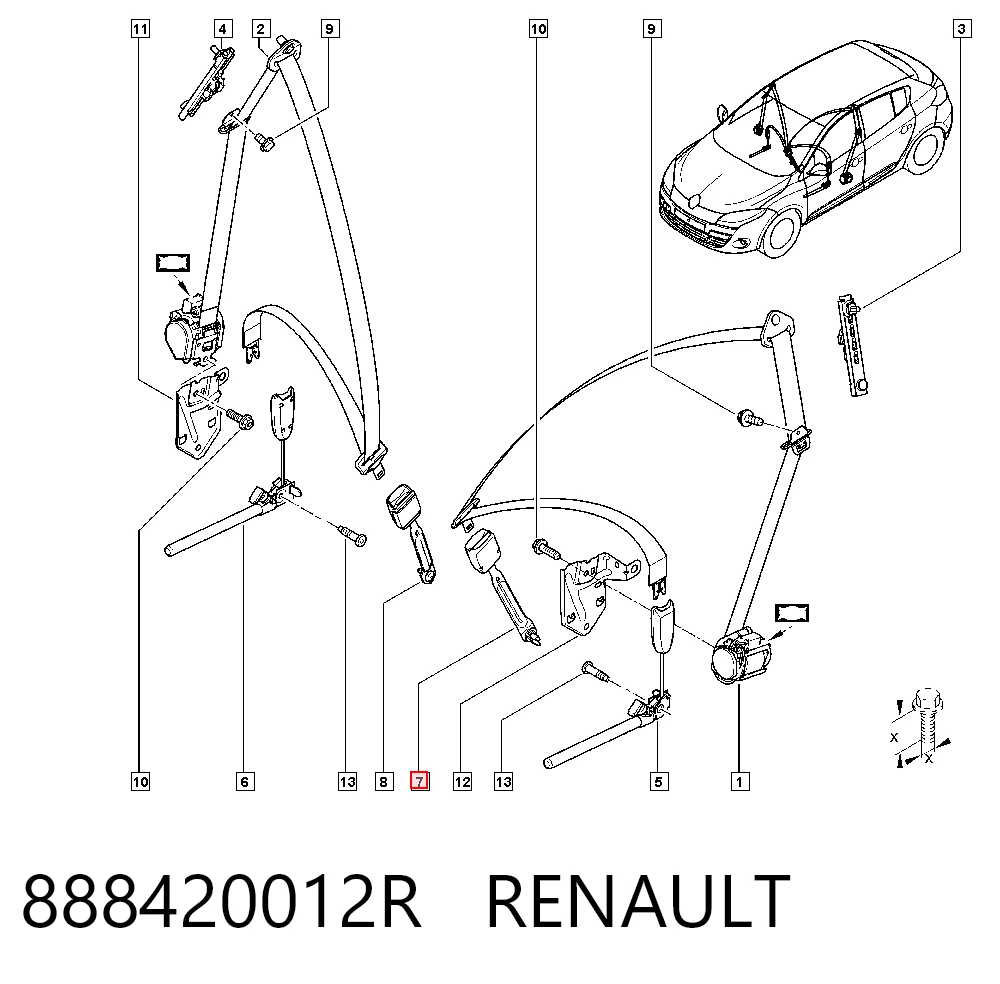 888420012R Renault (RVI)