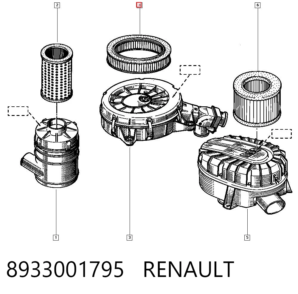 8933001795 Renault (RVI)