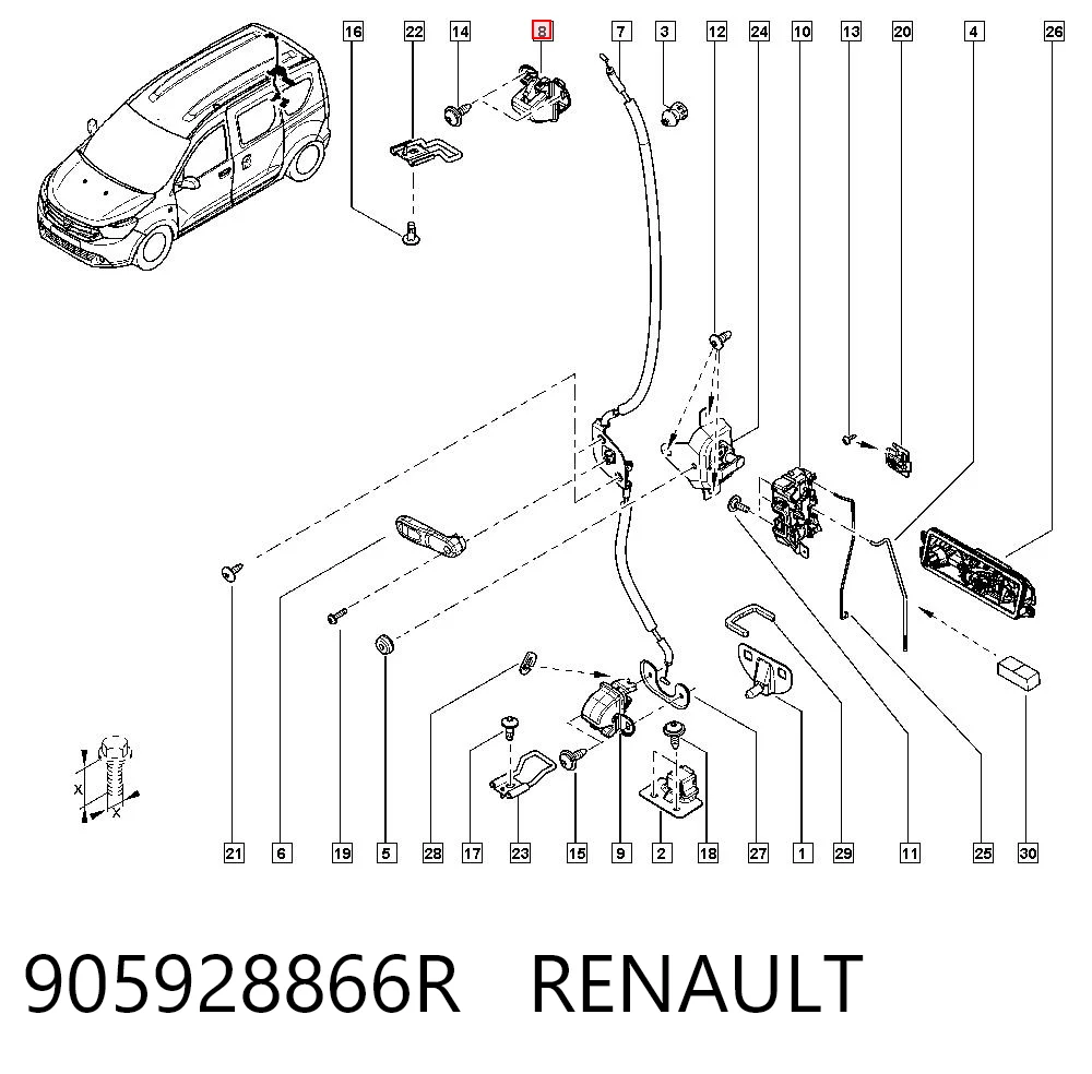 905928866R Renault (RVI)