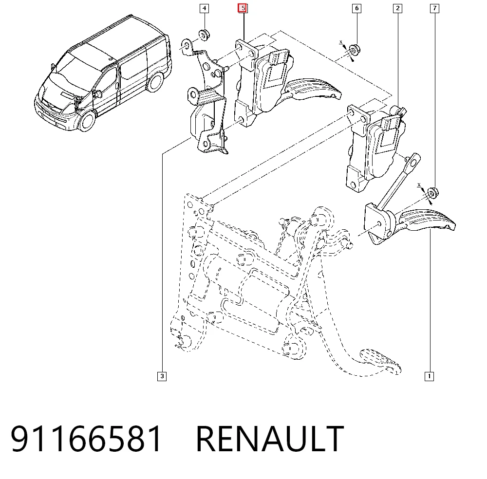 1800200QAA Nissan/Infiniti Pedał przyspieszenia (gazu)
