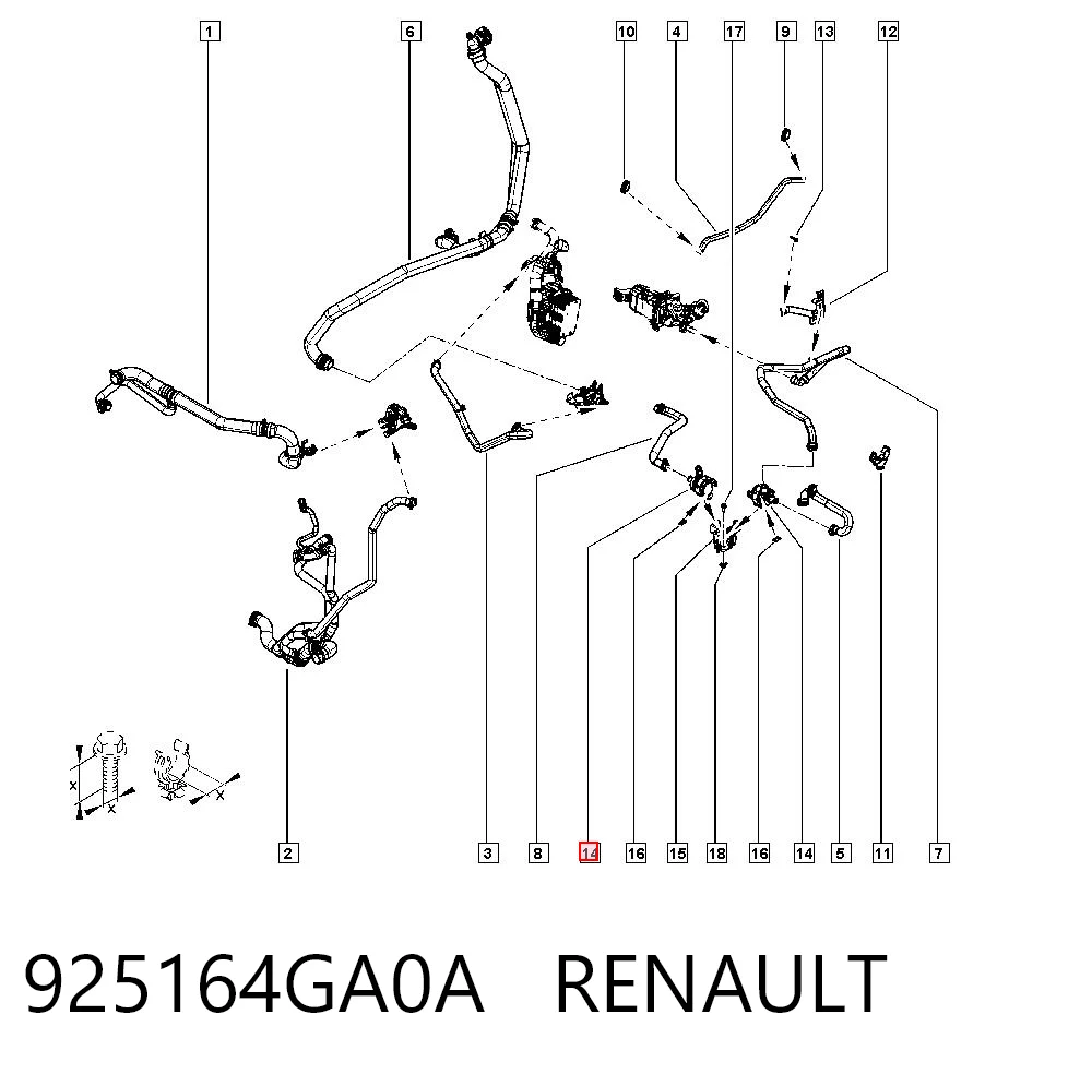 925164GA0A Renault (RVI)