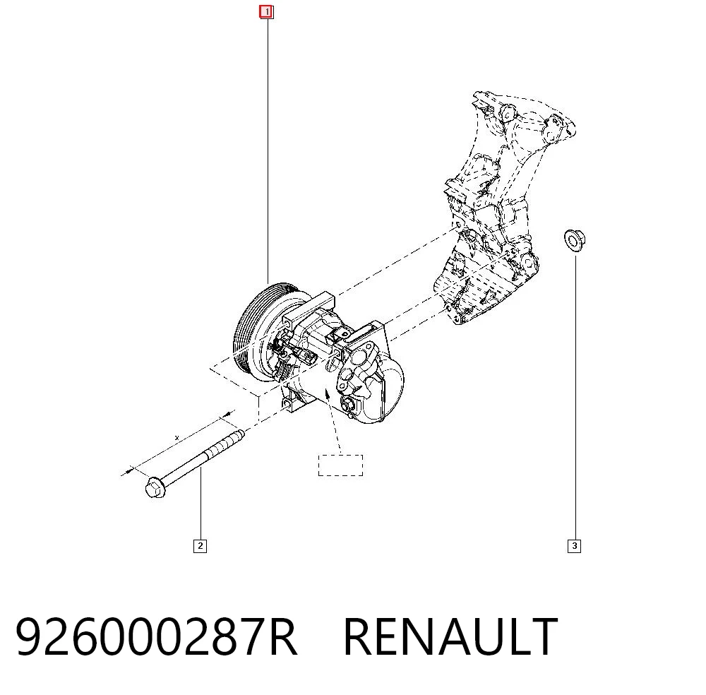 Sprężarka klimatyzacji Renault LOGAN II