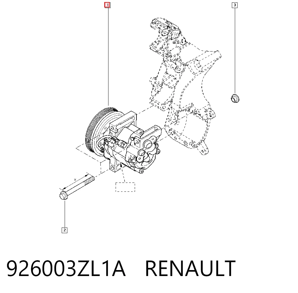 Sprężarka klimatyzacji Renault CAPTUR II SUV (HF) (2020 - 2026) cena, od 126,59 USD