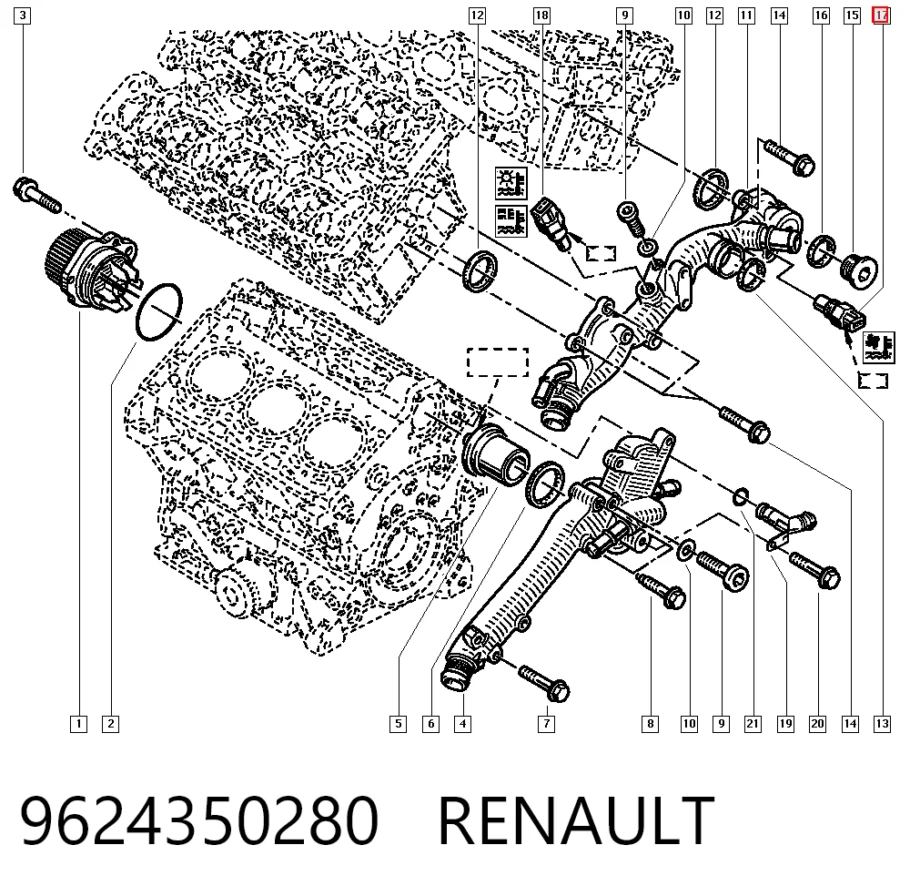 9624350280 Renault (RVI)