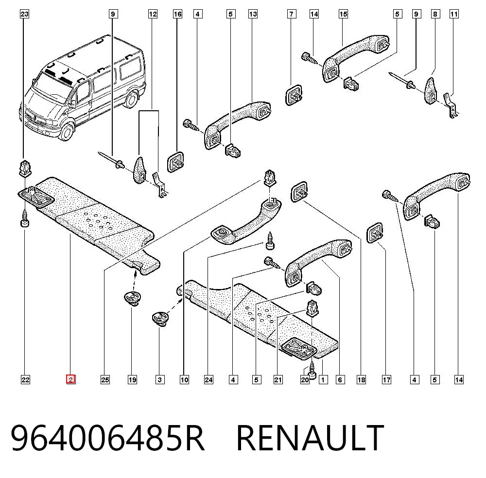 Osłona przeciwsłoneczna do Renault Master II HD, FD