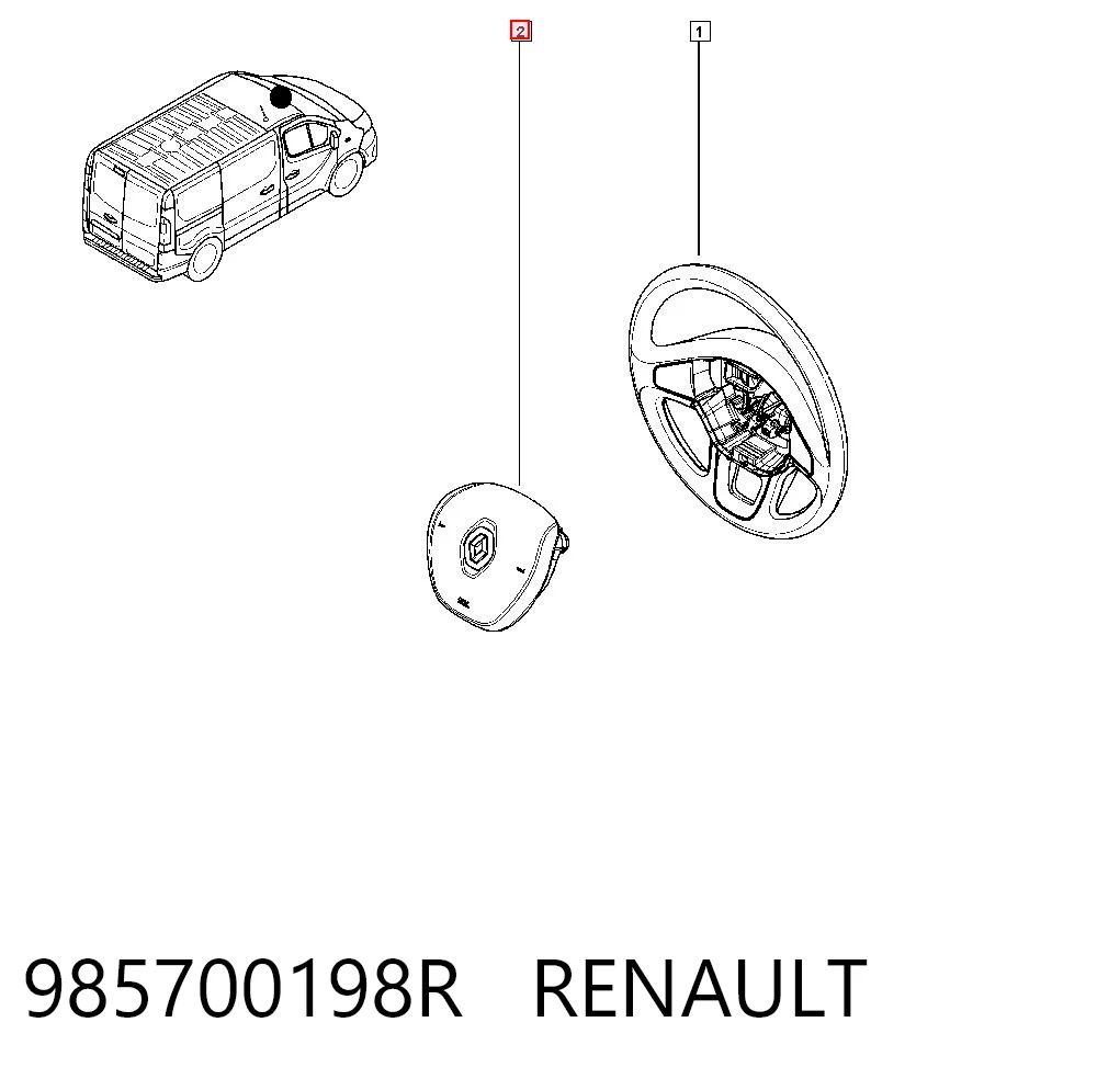 985700198R Renault (RVI)