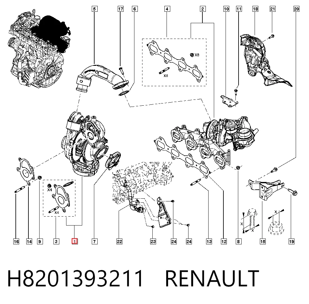 Do koszyka 95521398 General Motors Turbina