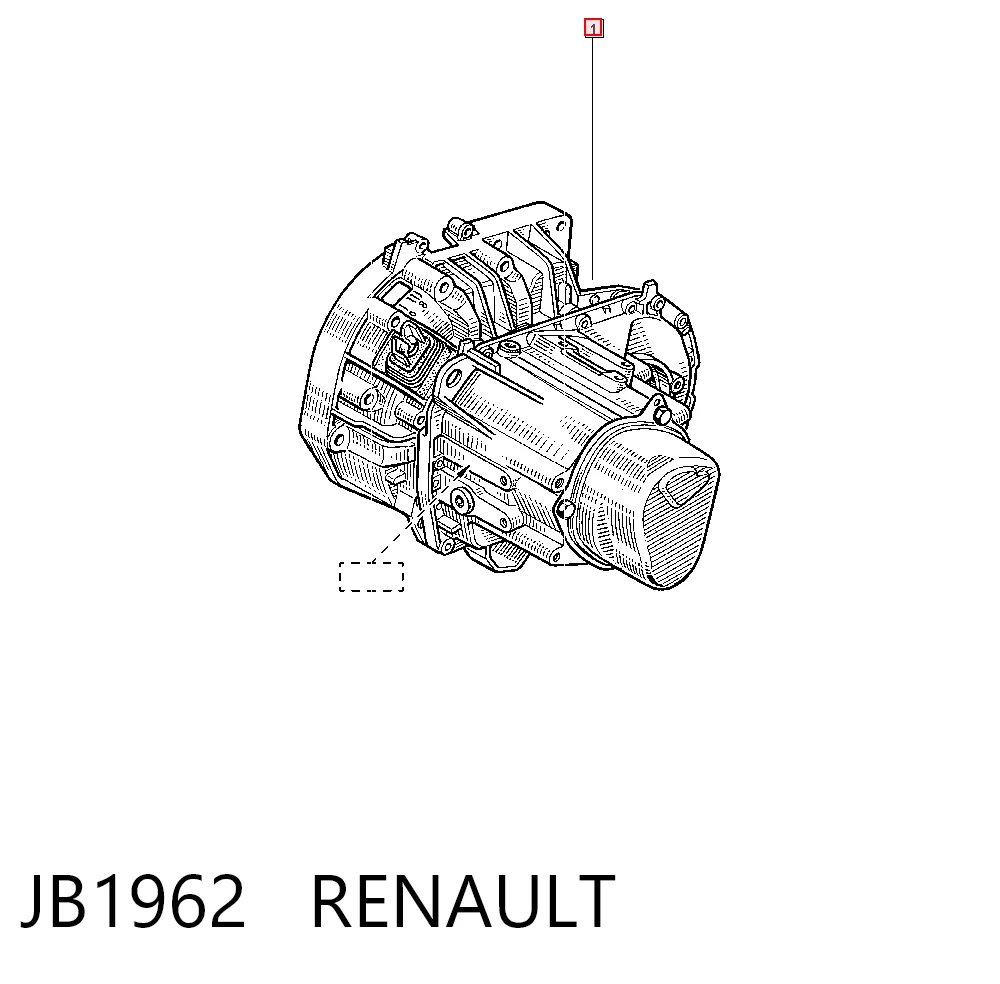 Mechaniczna skrzynia biegów w komplecie do Renault Megane I KA0, KA1
