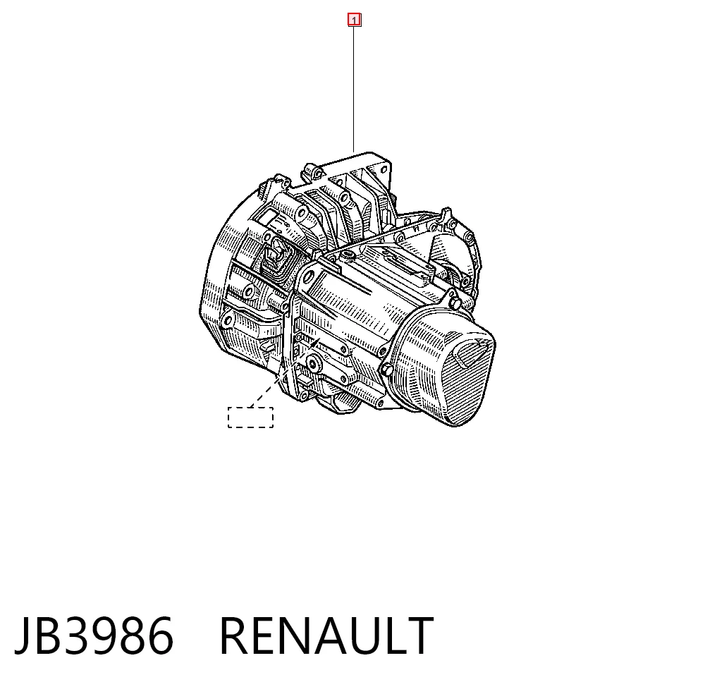Mechaniczna skrzynia biegów w komplecie do Renault Clio II BB, CB