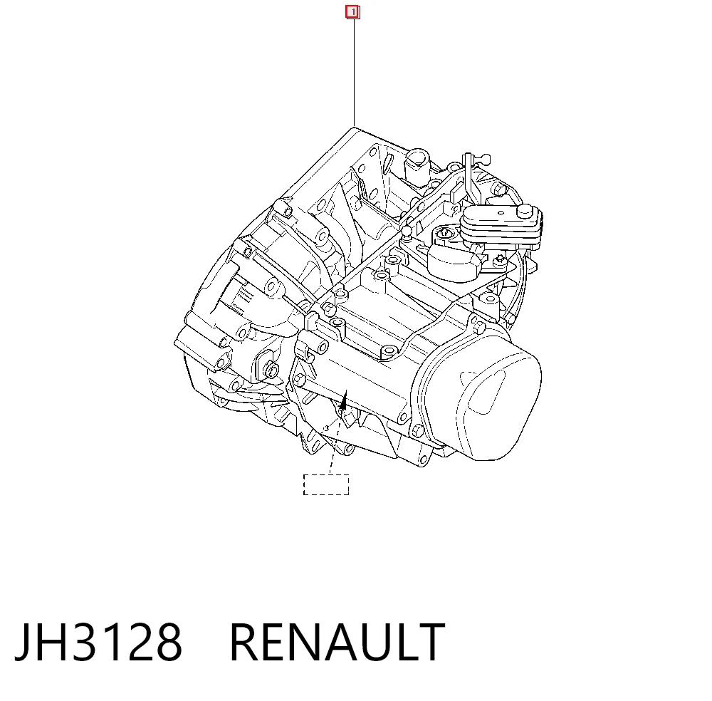 Mechaniczna skrzynia biegów w komplecie Renault Clio SYMBOL sedana (LB0, LB1, LB2) (1998 - 2008) cena, od 248,66 USD