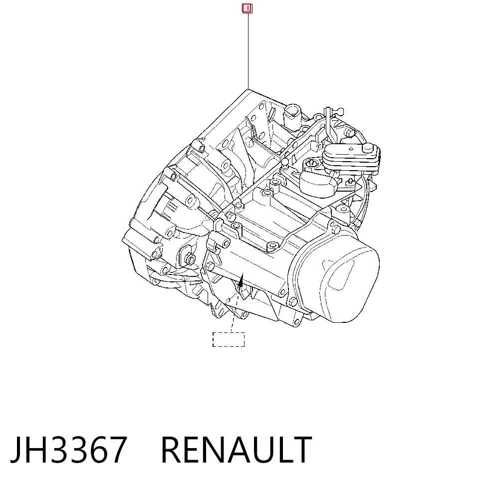 Do koszyka Mechaniczna skrzynia biegów w komplecie Renault Clio SYMBOL LB0, LB1, LB2