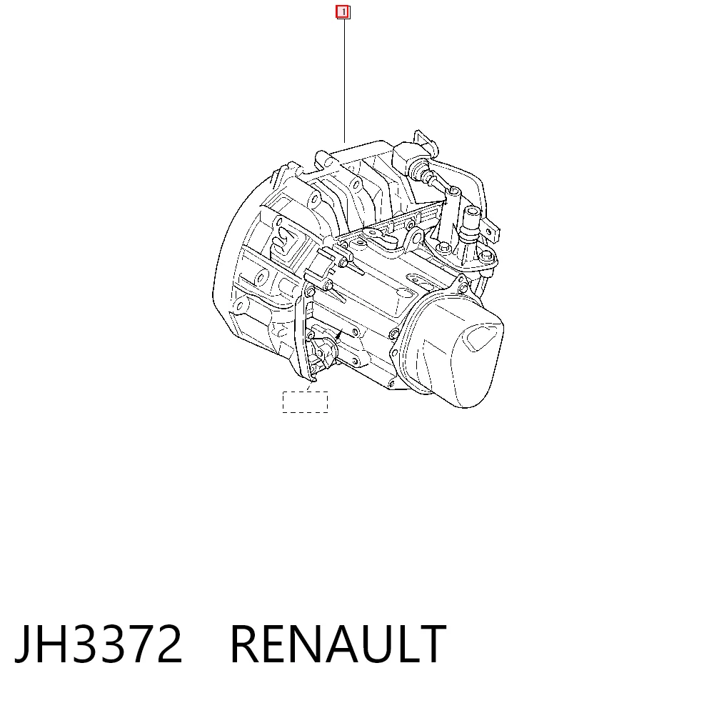 Mechaniczna skrzynia biegów w komplecie do Renault LOGAN II L52